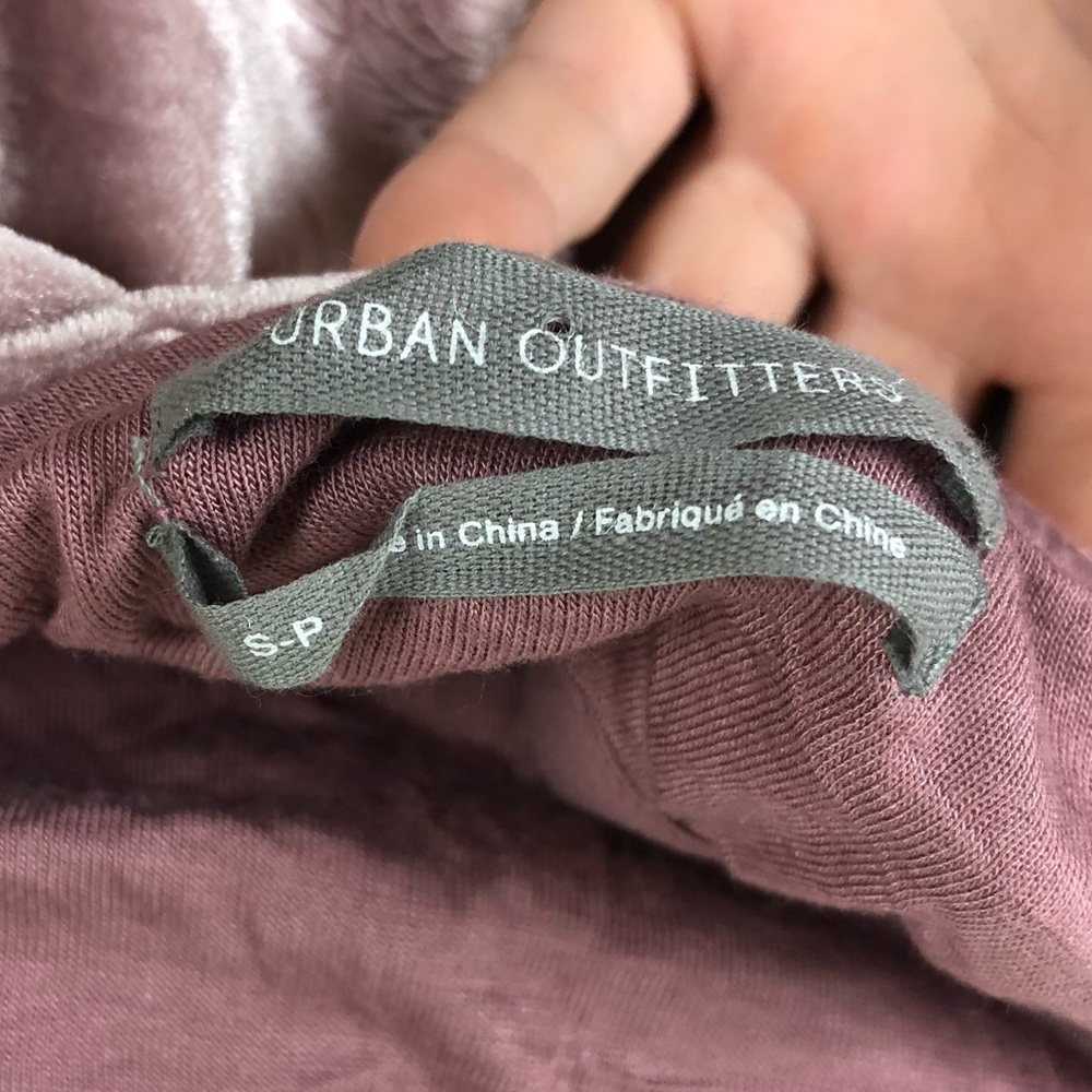 Urban Outfitters Velvet Floral Tube Top - Picture 4 of 4